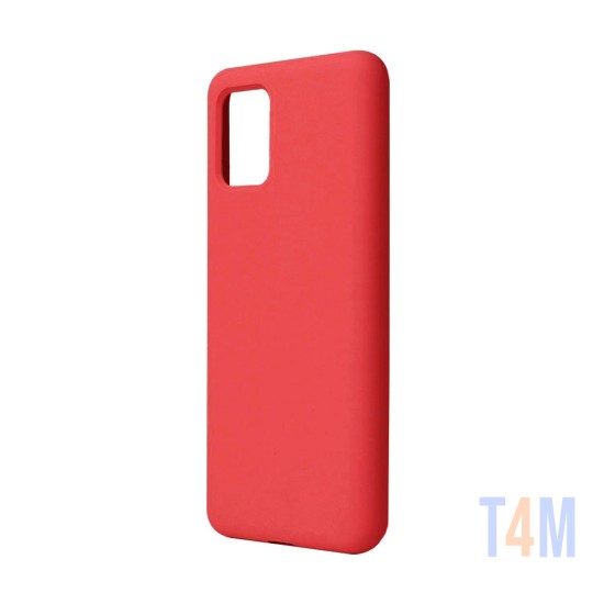 Silicone Case for Samsung Galaxy A91 Red